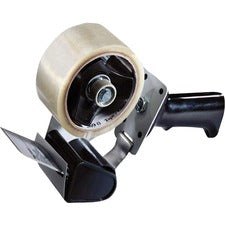 Tartan Pistol Grip Box Sealing Tape Dispenser Holds Total 1 Tape(s) - 3" Core - Refillable - Adjustable Tension Mechanism, Adjustable Braking Mechanism - Gray - 1 Each