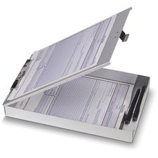 Officemate Storage Form Holder 1" Clip Capacity - Storage for Stationary - 8 1/2" x 12" Sheet Size - Aluminum - 1 Each