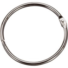 Officemate Loose-Leaf Book Rings 2" Diameter - Silver - Metal - 50 / Box