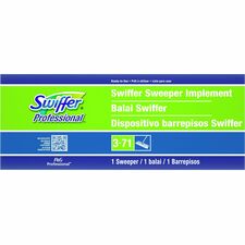 Swiffer Professional Sweeper 10" Width Head - Swivel Head, Lightweight - Green - 1 Each