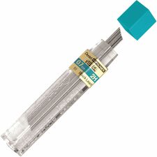 Pentel Super Hi-Polymer Leads 0.7 mm , Medium Point - 2H - Black Lead - 12 / Tube