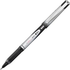 Pilot Vball Grip Liquid Ink Rollerball Pens 0.7 mm Fine Pen Point - Black Ink - Metal Barrel - 1 Dozen
