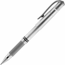 uniball&#8482; Signo Gel Impact Pen 1 mm Bold Pen Point - Metallic Silver Ink - Gel-based - 1 Each