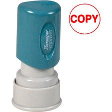 Xstamper Pre-Inked COPY Stamp Message Stamp - COPY - 0.63" Impression Diameter - Red - Recycled - 1 Each