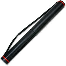 Chartpak 948 72/124 Carrying Case Document - Black Plastic Body - 3.5" Diameter - 1 Each