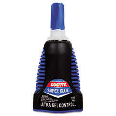 Ultra Gel Control Super Glue, 0.14 oz, Dries Clear