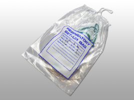 Respiratory Setup Bag -- Drawstring - Size: 12 X 16 - Clear - Guage: 2 mil