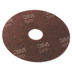 Surface Preparation Pad, 20" Diameter, Maroon, 10/Carton