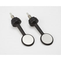 Over Molded Internal Electrode Paddles, 1.0" (2.6 Cm) Dia. By 3.9" (10.0 Cm) Short Pair, Pediatric