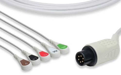 5-Lead Patient Cable with Integral Lead Wires