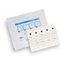 ECG Small 1.5" Round Electrodes, 6 Strips of 5 Per Pouch/600 Per Case