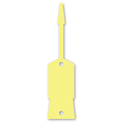 Large Self-Lock Key Tags - Yellow 1000 / PK