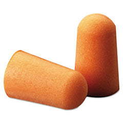 Foam Single-Use Earplugs, Cordless, 29NRR, Orange, 200 Pairs