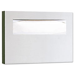 Stainless Steel Toilet Seat Cover Dispenser, ClassicSeries, 15.75 x 2 x 11, Satin Finish