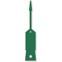 Self-Lock Key Tags - Green 1000 / PK