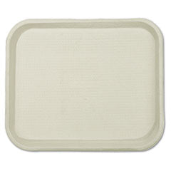 Savaday Molded Fiber Food Trays, 1-Compartment, 9 x 12 x 1, White, Paper, 250/Carton