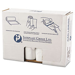 High-Density Commercial Can Liners Value Pack, 60 gal, 14 mic, 43" x 46", Clear, 25 Bags/Roll, 8 Rolls/Carton