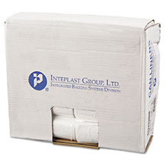 High-Density Commercial Can Liners, 16 gal, 6 mic, 24" x 33", Natural, 50 Bags/Roll, 20 Rolls/Carton