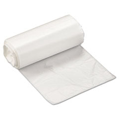 High-Density Commercial Can Liners, 4 gal, 6 mic, 17" x 18", Clear, 50 Bags/Roll, 40 Rolls/Carton