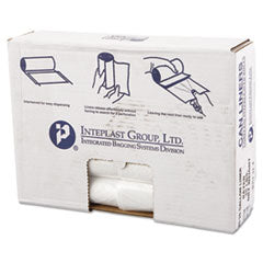 High-Density Commercial Can Liners Value Pack, 30 gal, 11 mic, 30" x 36", Clear, 25 Bags/Roll, 20 Rolls/Carton