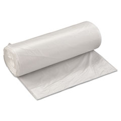 High-Density Commercial Can Liners Value Pack, 60 gal, 19 mic, 38" x 58", Clear, 25 Bags/Roll, 6 Rolls/Carton