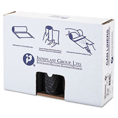 Low-Density Commercial Can Liners, 60 gal, 1.4 mil, 38" x 58", Black, 20 Bags/Roll, 5 Rolls/Carton