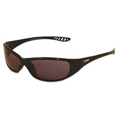 V40 HellRaiser Safety Glasses, Black Frame, Blue Mirror Lens