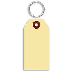 Manila Key Tags w/Rings Separate 1000 / PK