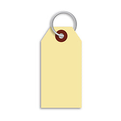 Manila Key Tags w/Rings Inserted 1000 / PK