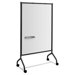 Impromptu Magnetic Whiteboard Collaboration Screen, 42w x 21.5d x 72h, Black/White