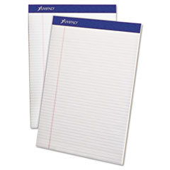 Perforated Writing Pads, Narrow Rule, 50 White 8.5 x 11.75 Sheets, Dozen