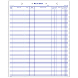 Route Sheet - RS-547 100 / PK