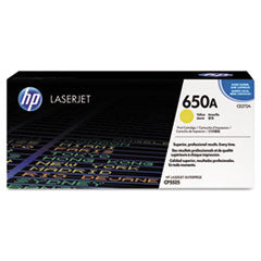 HP 650A, (CE272A) Yellow Original LaserJet Toner Cartridge