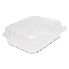 StayLock Clear Hinged Lid Containers, 7.8 x 8.3 x 3, Clear, Plastic, 125/Bag, 2 Bags/Carton