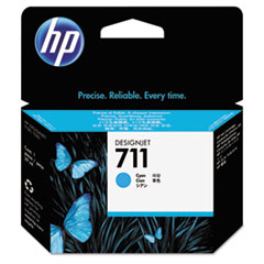 HP 711, (CZ130A) Cyan Original Ink Cartridge