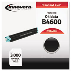 Alternative for with 43502301 (B4600) Toner, 3000 Yield, Black