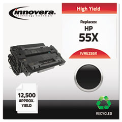 Alternative for CE255X (55X) Laser Toner, 12500 Yield, Black