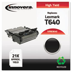 Remanufactured 64015HA T642 T640 Toner, 21000 Yield, Black