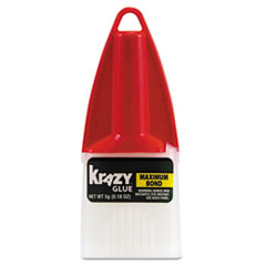 Maximum Bond Krazy Glue, 0.18 oz, Dries Clear