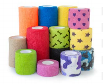 Cohesive Bandage - 4" x 5 yards - Assorted