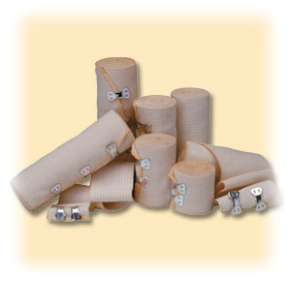 Elastic Bandage W/ Clips Shrink Wrapped - 4" x 5 yards