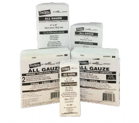 Distech Brand (Economy Gauze) - 2" x 2" - 8 ply