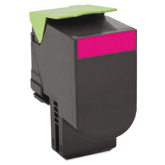 80C1XM0 Return Program Toner, 4,000 Page-Yield, Magenta