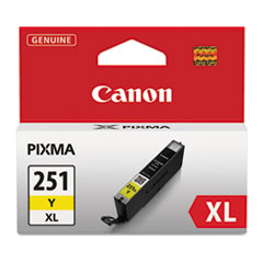 6451B001 (CLI-251XL) ChromaLife100+ High-Yield Ink, 695 Page-Yield, Yellow