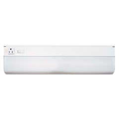 Low-Profile Under-Cabinet LED-Tube Light Fixture with (1) 9 W LED Tube, Steel Housing, 18.25" x 4" x 1.75", White