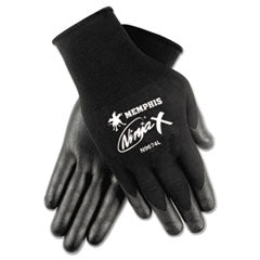 Ninja x Bi-Polymer Coated Gloves, Large, Black, Pair