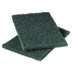 Heavy-Duty Scouring Pad 86, 6 x 9, Green, Dozen