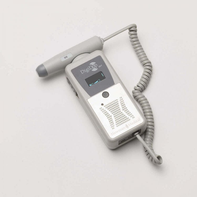 DigiDop 301 Non-Display Doppler with Recharger, 2MHz Obstetrical Probe