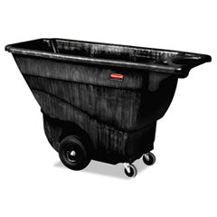 Structural Foam Tilt Truck, 101 gal, 850 lb Capacity, Plastic, Black