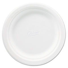 Classic Paper Plates, 6.75" dia, White, 125/Pack, 8 Packs/Carton